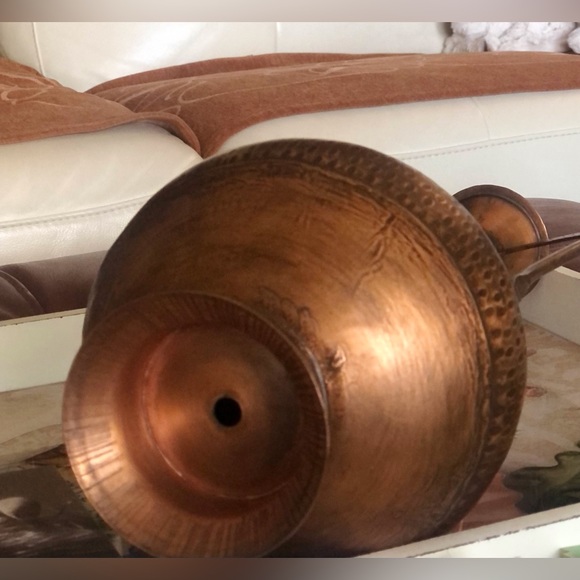 VTG Solid Brass Pot/Vase - Picture 4 of 4